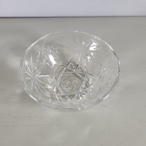 Anchor Hocking Bowl Ruffled Pressed Glass Size 5 in x 2.5 in Vintage - $9.99