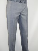 Men Suit BERLUSCONI Turkey 100% Italian Wool Super 180's 3pc Vested #Ber7 Sky image 9