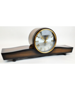 Linden Electronic Chime Mantle Wooden Clock #7016 Japan As Is Parts/Repair Nice - $98.99