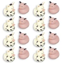 HOME &amp; HOOPLA Barnyard Birthday Rubber Duck Animals For Party Favors and Decorat - £14.35 GBP