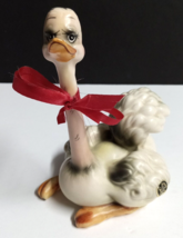 Josef Originals Ceramic Ostrich Bird Vintage Figurine 5.25&quot;h Japan c1960s - £39.50 GBP