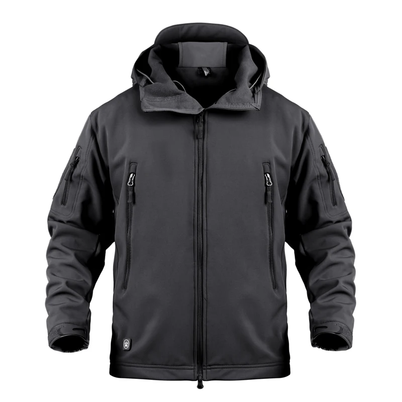 Men&#39;s  Skin Soft    Jacket Waterproof Army Fleece Coats Multicam Windbreakers Pl - £135.76 GBP