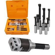 2In Boring Head Set, 9-Pack Carbide Boring Bar Set, R8 Shank 1/2In Milling - $50.99