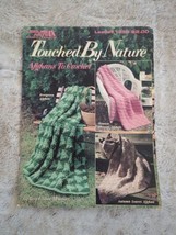 Touched By Nature Afghans To Crochet 3 Designs Leisure Arts #1338 Vtg Meadors - £5.86 GBP