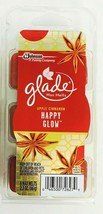 LOT 2 Glade Wax Melts Air Freshener Refill HAPPY GLOW Apple Cinnamon 6 Ct 2.3 oz - £11.73 GBP