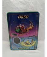 Oreo 1995 Unlock The Magic Friend Of Santa Holiday Tin Sealed 6&quot; X 8&quot; X ... - $19.80