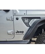 2017-2026 OEM Black Widow Fender Decals 2PC Set New  Fits Jeeps USA Oracle - $79.16