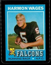 Vintage 1971 Topps Tcg Football Trading Card #246 Harmon Wages Falcons - £7.86 GBP