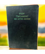 New Testament Red Letter Edition Black Softcover Bible Self Pronouncing KJV - $456.48 MXN