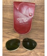 VINTAGE RAY BAN  BAUSCH &amp; LOMB CLIP ON SUNGLASSES - W/ ORIGINAL CASE - £29.14 GBP