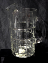 Vintage ANCHOR HOCKING 50oz Pitcher TARTAN (MANCHESTER) - New &amp; Unused W... - $21.98