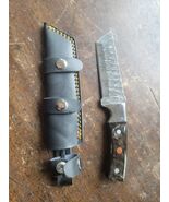 Damascus Steel C+ Logo Tanto Bone Handle Polished Knife - €210,97 EUR