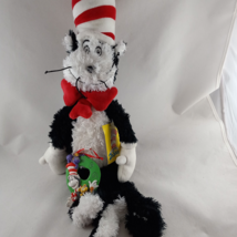 Dr. Seuss Cat in The Hat 20” Plush Manhattan Toy Co. 2002 + Christmas Or... - $20.78