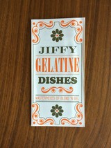 Jiffy Gelatine Dishes Recipes Booklet - $15.00