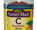 Nature Made Vitamin C 250 mg Gummies 80 each Free US Ship 6/2024 FRESH! - £10.20 GBP