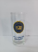 Vintage West Virginia University Mountaineers Seal Drinking Glass Tumbler - EUC - £8.88 GBP