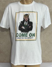 Loki Come On What Did You Expect XL White  T-Shirt 21&quot; Chest - $14.58