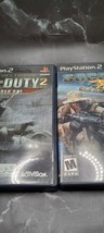 Playstation 2 Call Of Duty 2 Big Red One And Socom II US Navy Seals - £7.18 GBP