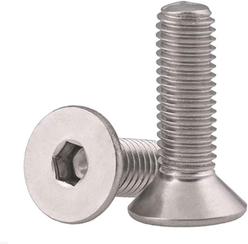 Stainless Steel 18-8 Flat Head Socket Cap Screws, 5/16-18, 1&quot;, 15 PCS - $13.63