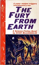 The Fury From Earth by Dean McLaughlin / 1963 Pyramid Science Fiction Paperback - £3.63 GBP
