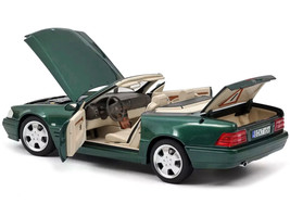 1999 Mercedes-Benz SL 500 Cabriolet Green Metallic 1/18 Diecast Model Car by ... - £110.86 GBP