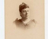 Aunt Ellie Coppuck Curtis Cabinet Card by P E Chillman Philadelphia  - $17.82