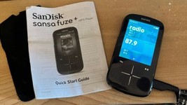 SanDisk Sansa Fuze+ 8gb Digital Media MP3 Player Black - $23.75