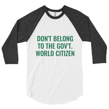 World Citizen 3/4 sleeve raglan shirt - £17.22 GBP