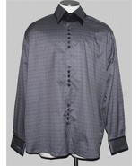 COOGI LUXE Paisley Double Collar Flip Cuffs 18 Button Front Shirt Mn&#39;s 5... - $1,312.10 MXN