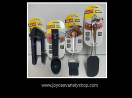 GLAD Brand Cooking Food Preparation Set (4) Spatula Brush Scooper Garlic... - $14.99