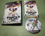 Triple Play 2002 Sony PlayStation 2 Complete in Box - $5.49