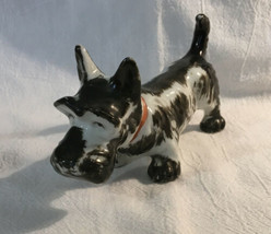 Vintage Dog Figurine Scottie Scottish Terrier Ceramic Japan - $8.59