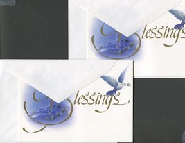 5 Dove Themed Christmas Cards with Envelopes - $3.50