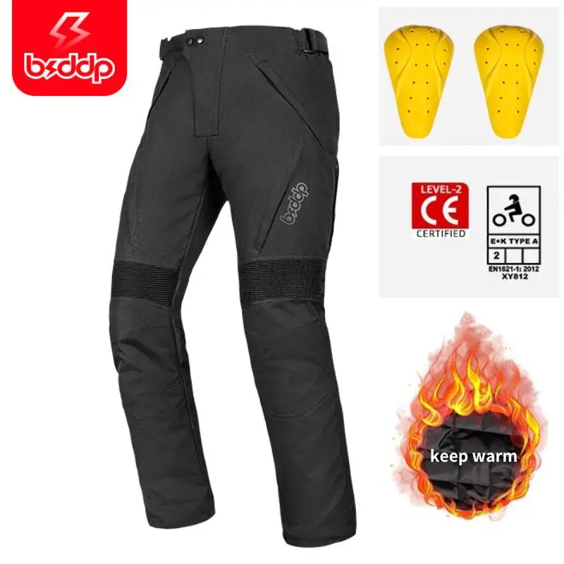 CE level-2 Waterproof Overpants Winter Motorcycle Pants Men Women Riding Rain - £98.83 GBP