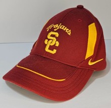 USC Trojans Hat Cap Nike Team Strapback Hook and Loop Maroon Yellow Sout... - $15.63