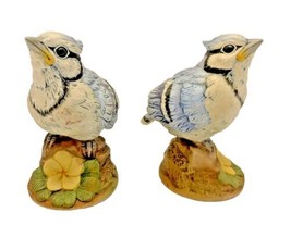 Figurines Blue Jay Birds 2 Andrea By Sadek  4” Tall #6350 Made in Japan ... - £13.24 GBP