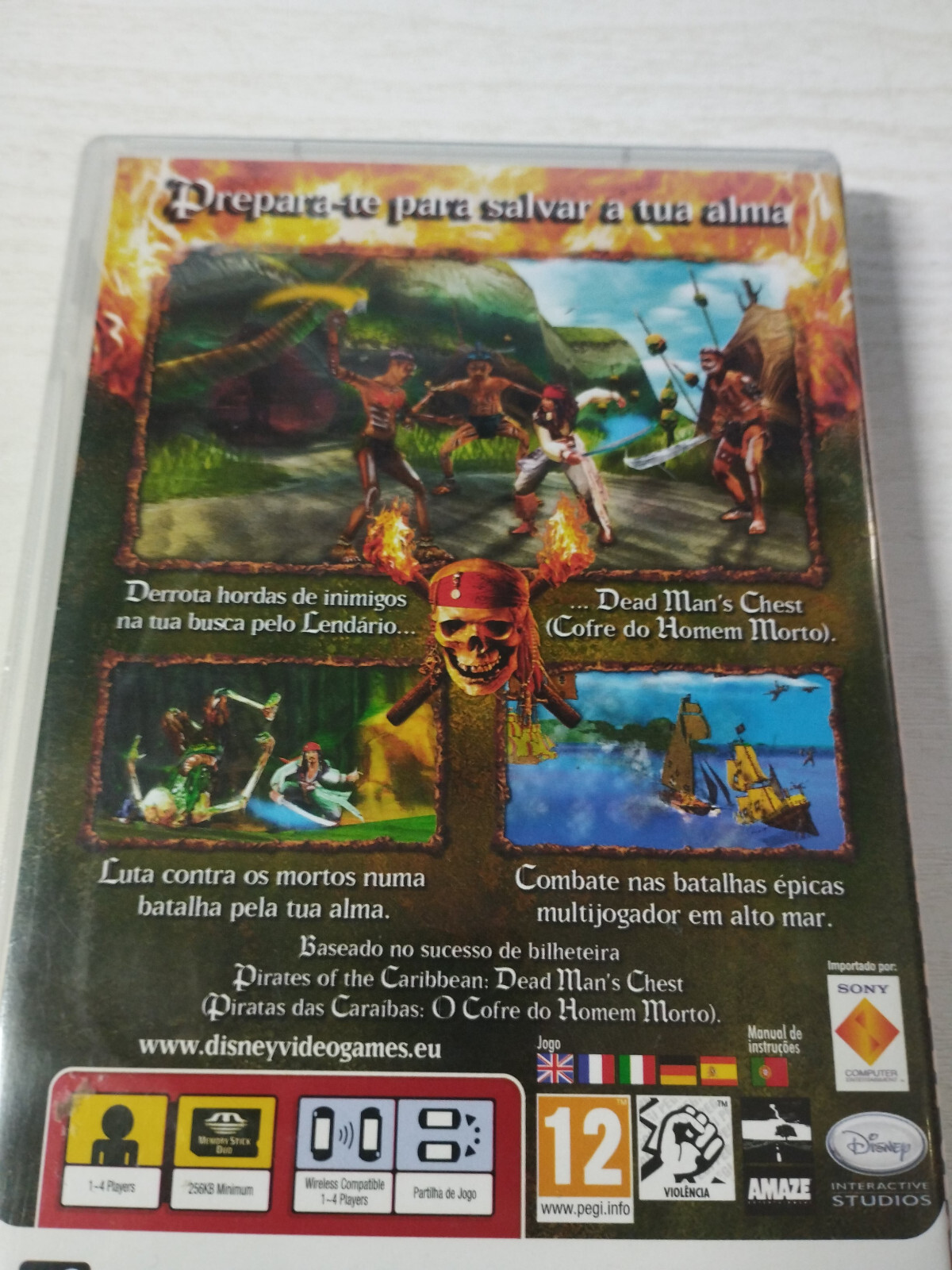 Pirates of the Caribbean Dead Man’ S Chest Essential juego PLAYSTATION Psp Book Item image 3