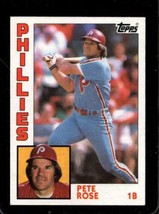 1984 Topps #300 Pete Rose Exmt Phillies Nicely Centered *X69990 - £3.28 GBP