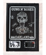GUNS N ROSES SIGNED x5 Framed &amp; Matted Lithograph - AXL ROSE -35&quot;x 23 3/... - £2,045.19 GBP