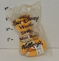 2001 Kelloggs Cereal Premium Toy Disney World Mini Bean Lion King Simba MIP - $9.85