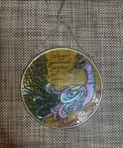 Stained Glass Peacock With Bible Verse James1:17 - $14.68