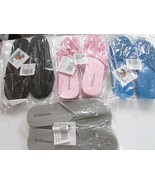 4 Ladies Slip On Slippers Floral Beaded Mesh Sequins Size 10 Asst Colors - $14.79 CAD