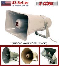 5Core PA Power Horn Indoor Outdoor PRO Waterproof Speaker Driver ABS Siren⭐⭐⭐... - £21.57 GBP+