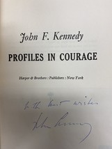 John F Kennedy signed Profiles in Courage book - £1,998.38 GBP