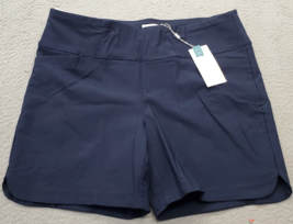 Lady Hagen Activewear Shorts Womens 2XL Navy Moisture Wicking Wrinkle Re... - $27.76