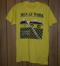 Men At Work Concert Tour T Shirt Vintage 1982 Business As Usual Tour - £125.85 GBP