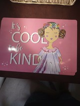 It&#39;s Cool To Be Kind Placemat Set Of 2 - $15.72