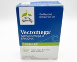 Vectomega Salmon Omega-3 EPA-DHA 60 Caps Terry Naturally Exp 9/24 - $37.99