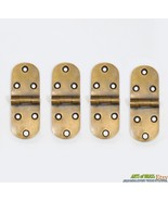 3.11&quot; Solid Brass Retro Western Brass Cabinet Drawer Door Hinge - Englis... - $30.00