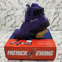 Men’s Patrick Ewing 33 Hi Og Purple | Black Sneakers Nwt - £117.99 GBP